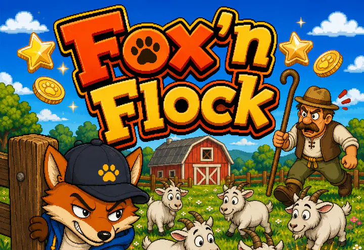 Fox'n Flock — arcade-style chase game