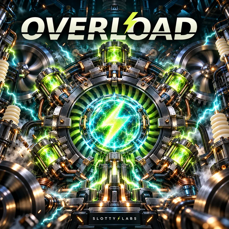 Overload — the reactor core wired to the machine's collectors