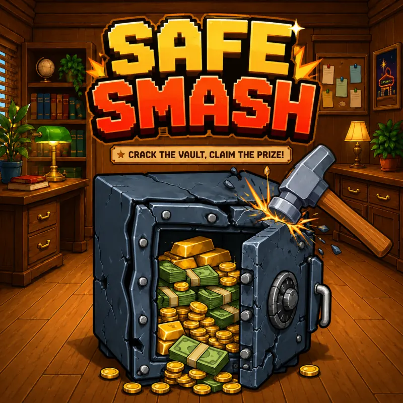 Safe Smash gameplay — safecracking multiplier ladder