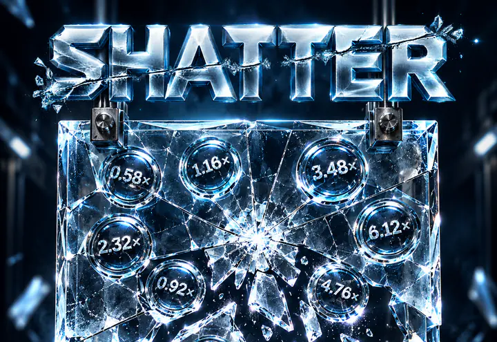 Shatter — one-strike instant multiplier game
