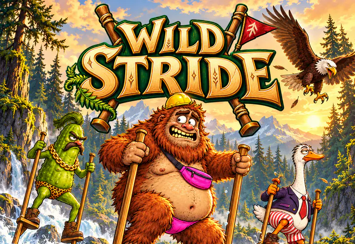 Wild Stride — pick-your-risk multiplier walk